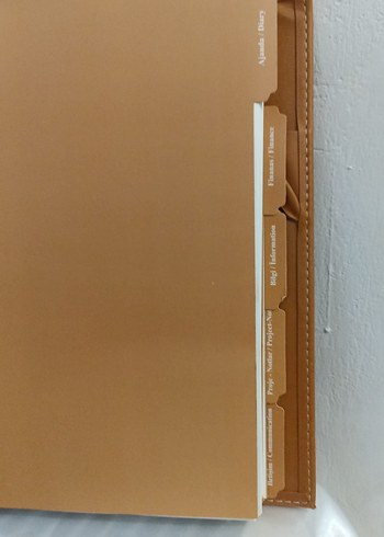 Parlak Kahverengi Planlayıcı Ajanda - Görsel 3