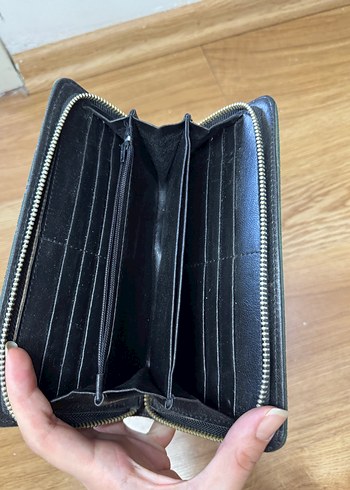 Yeşil Desenli Deri Kadın Cüzdan - Görsel 4