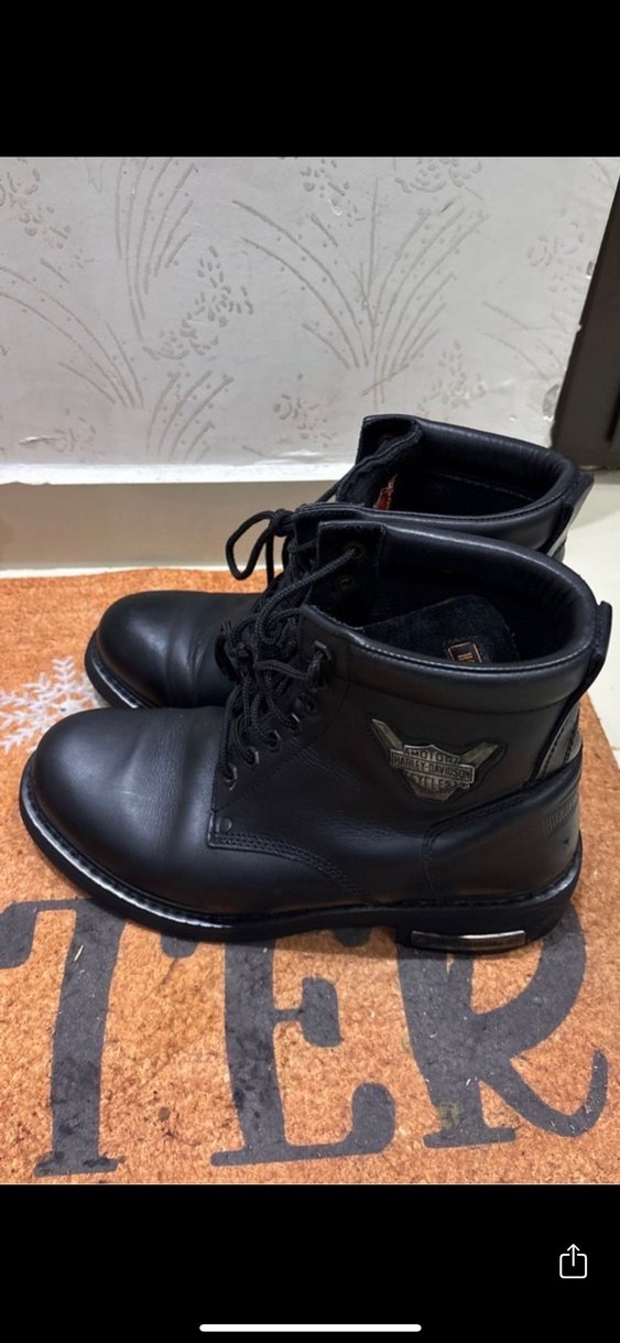 Erkek Siyah Deri  Bot - Görsel 2