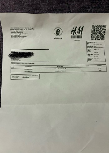 H&M Siyah Mini Zımbalı Kot Şort - Görsel 6