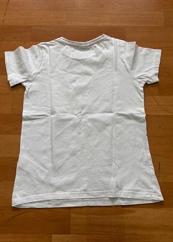 Polo marka Baskılı Beyaz Kısa Kollu kadın Tişörtü - Görsel 5