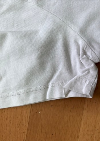 Polo marka Baskılı Beyaz Kısa Kollu kadın Tişörtü - Görsel 6