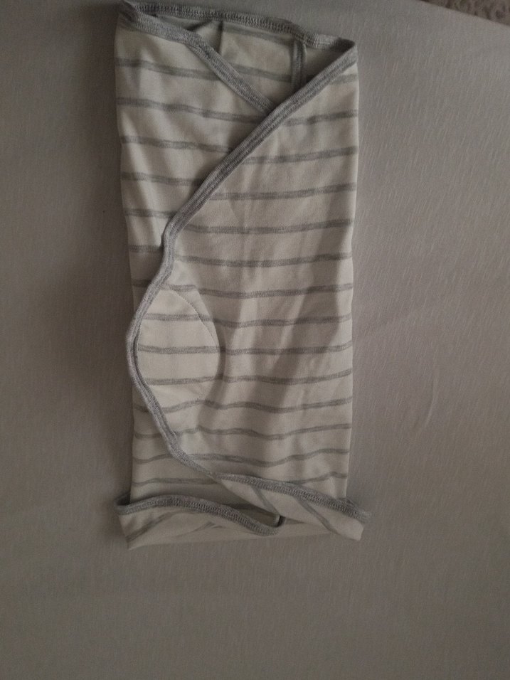 Gri Çizgili Bebek Kundağı - Görsel 5