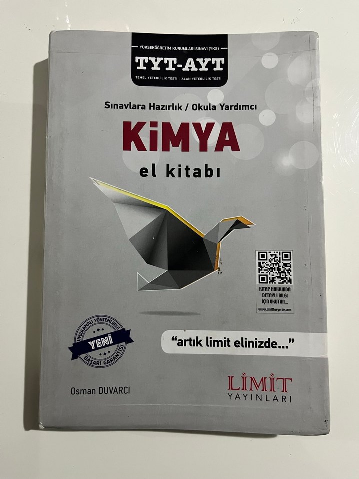 Limit Yayınları TYT-AYT Biyoloji/ Kimya El Kitabı - Görsel 2