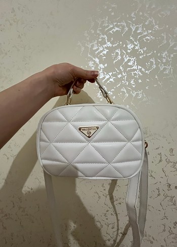 Beyaz Deri Kadın Çanta - Görsel 5