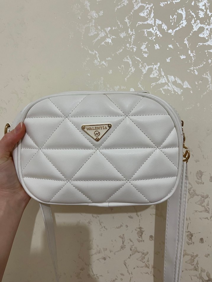 Beyaz Deri Kadın Çanta - Görsel 3