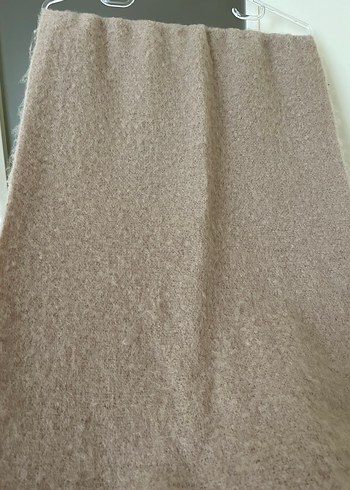 Bej Örgü Kadın Şal Püsküllü - Görsel 4