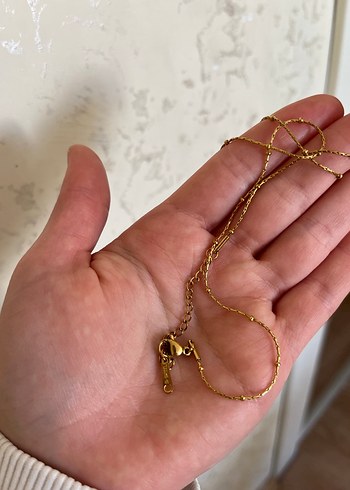 Detaylı Zincirli Mini Güneş Figürlü Kadın Kolye - Görsel 6