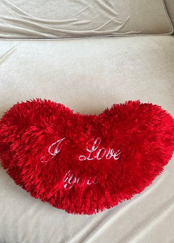 Peluş Kalp Yastık - Görsel 2