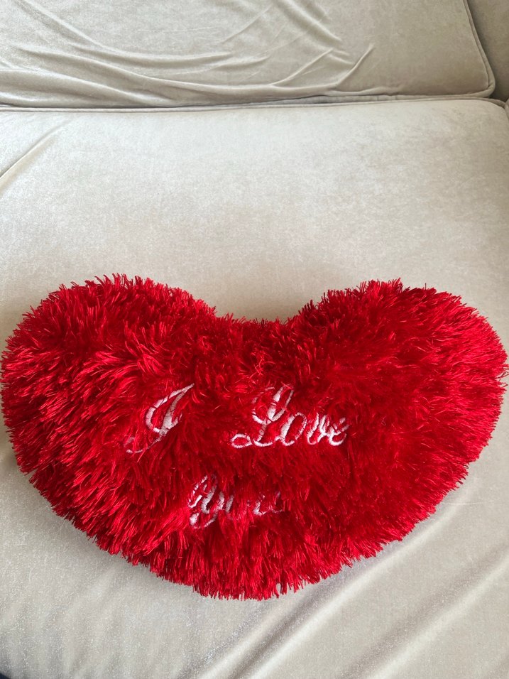 Peluş Kalp Yastık - Görsel 2