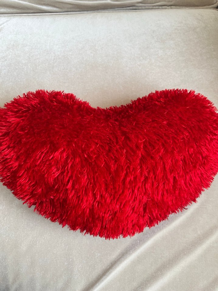 Peluş Kalp Yastık - Görsel 4