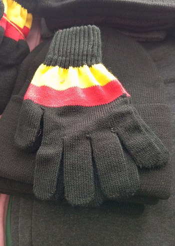 Renkli Örgü Erkek çocuk Eldiveni - Görsel 2