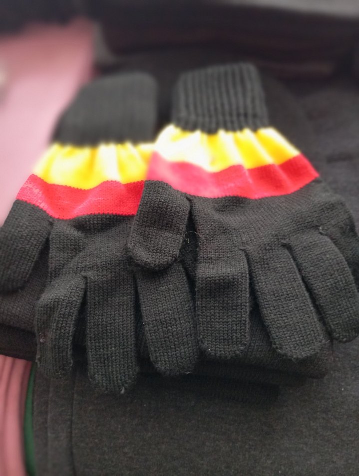 Renkli Örgü Erkek çocuk Eldiveni - Görsel 3
