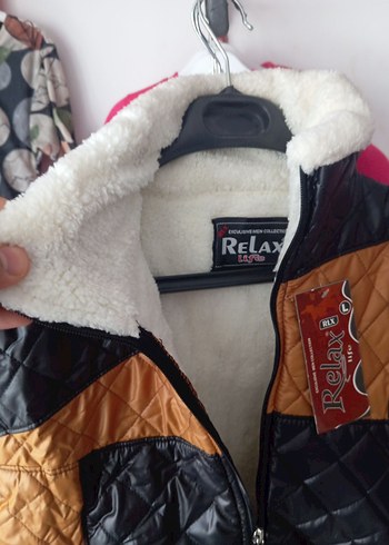 Kahverengi Deri Erkek Biker Yelek - Görsel 4