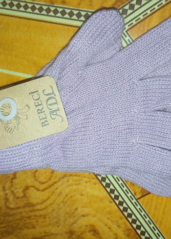 Mor Triko Kız Çocuk Eldiveni Bereci ADL - Görsel 2