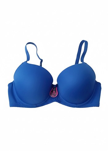 Mavi Minimalist Midi Sütyen - Görsel 2