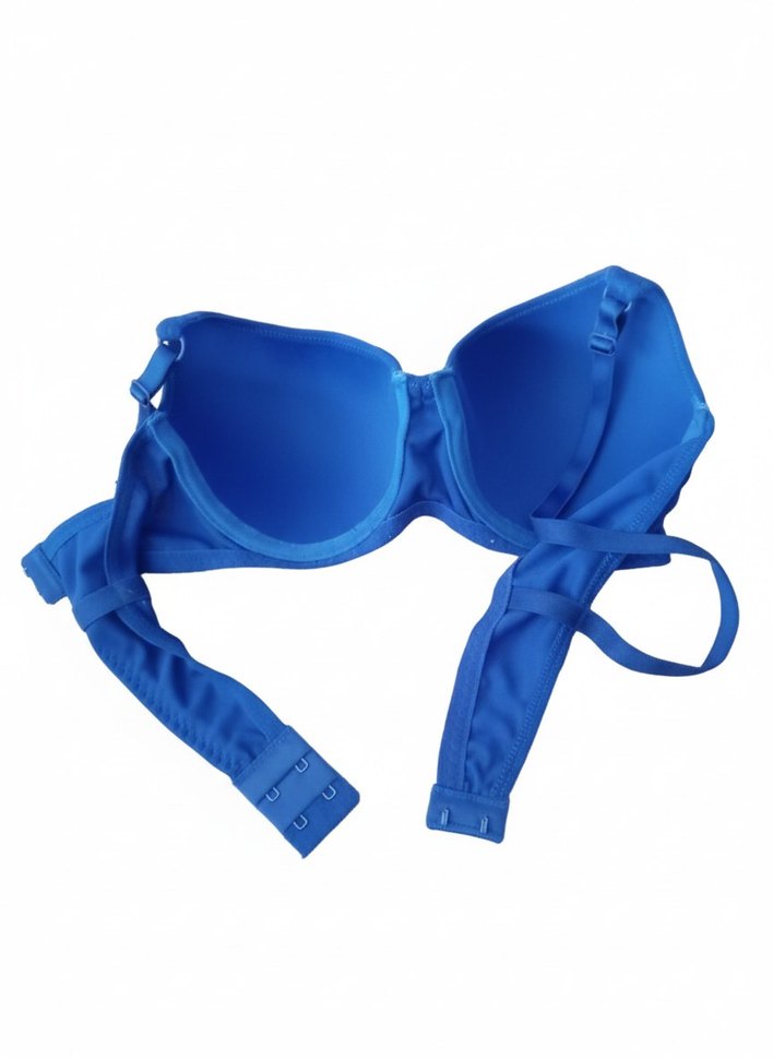 Mavi Minimalist Midi Sütyen - Görsel 3