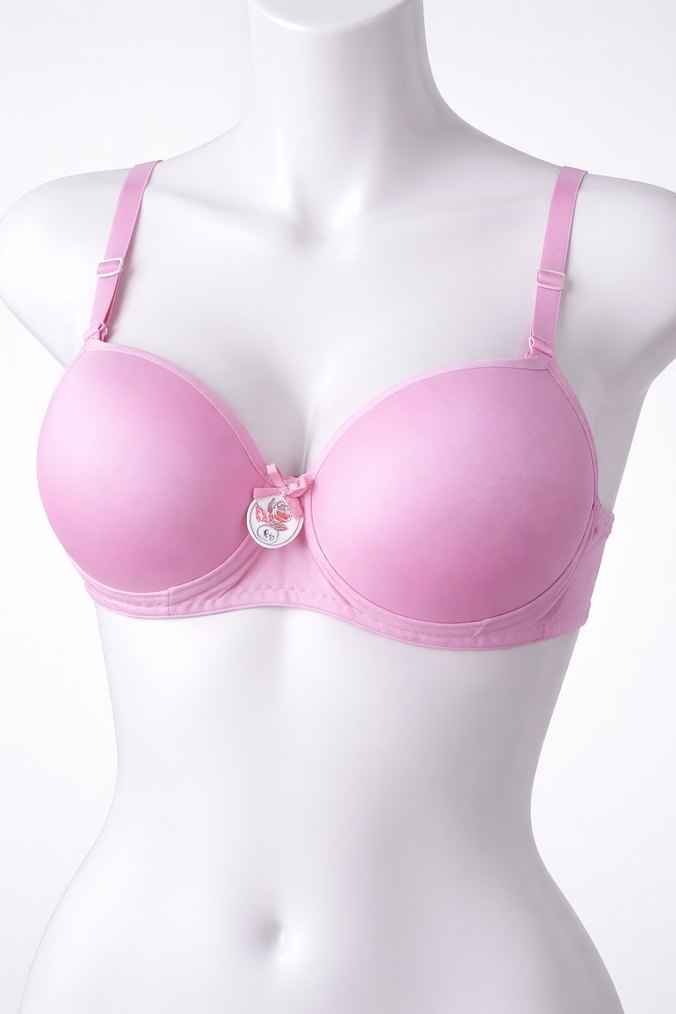 Pastel Pembe Destekli Sütyen - Görsel 5