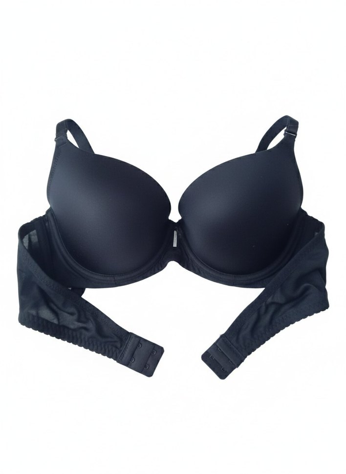 Siyah Minimalist Gotik Sütyen - Görsel 2