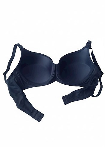 Siyah Minimalist Gotik Sütyen - Görsel 2