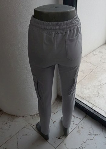 Erkek Beyaz Mini Jogger Cepli Eşofman - Görsel 3