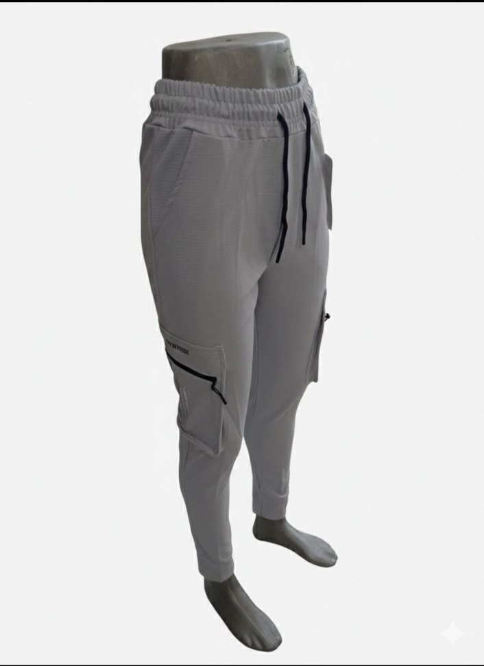 Erkek Beyaz Mini Jogger Cepli Eşofman - Görsel 5