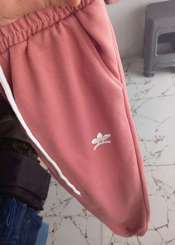 Pembe Rahat Kesim Kadın Eşofman - Görsel 2