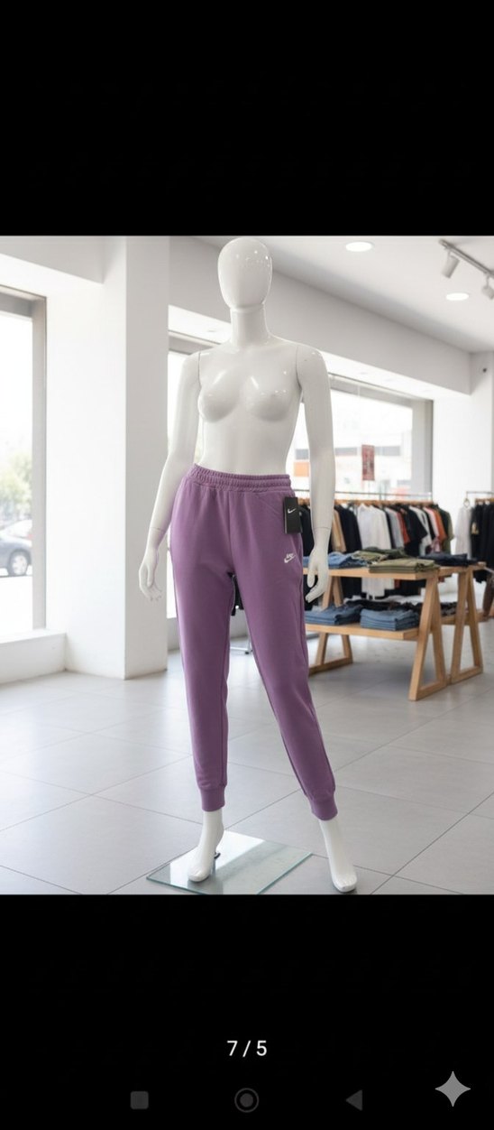 Mor Rahat Kesim Kadın Eşofman Altı - Görsel 3