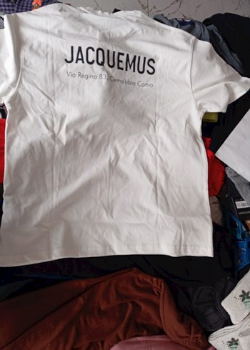 Jacquemus Beyaz Kısa Kollu Tişört - Görsel 6