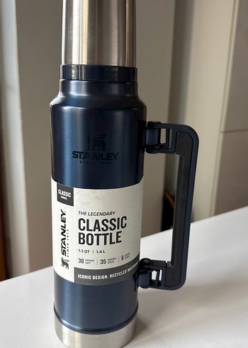 Stanley Klasik Lacivert Termos 1.4L - Görsel 7