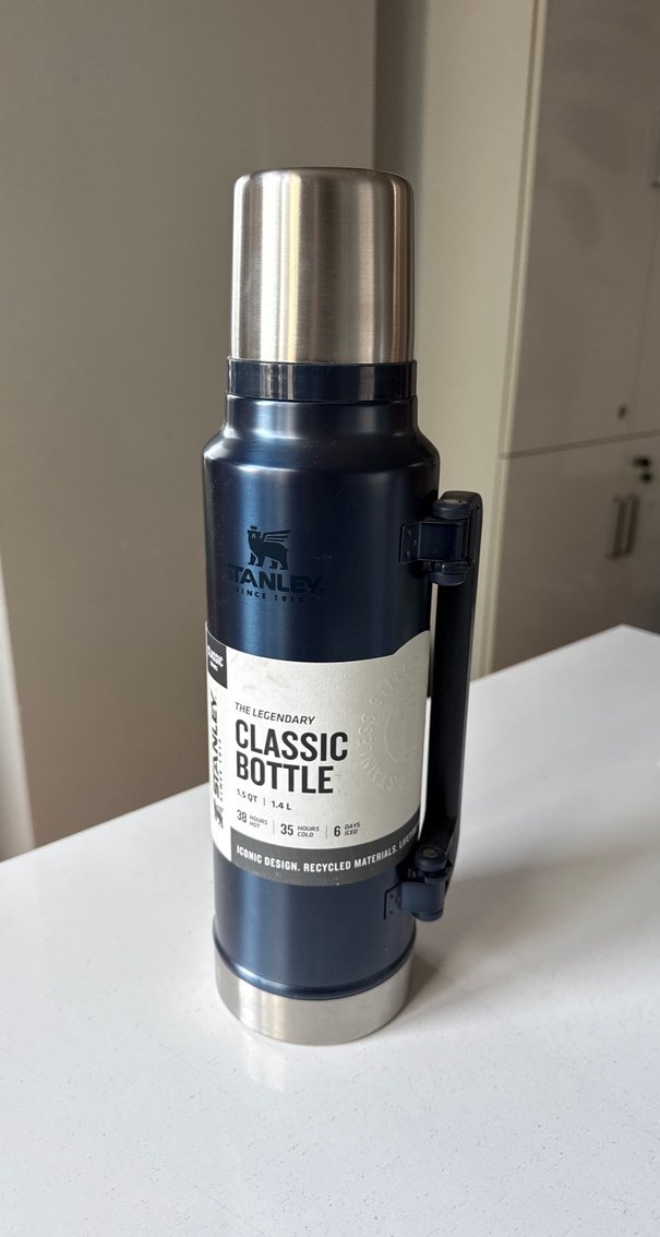 Stanley Klasik Lacivert Termos 1.4L - Görsel 3