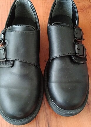 34 Beden siyah Renk Erkek çocuk klasik ayakkabı
