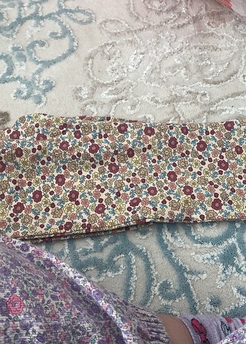 Düğmeli Çok Renkli Kız Taytı - Görsel 6