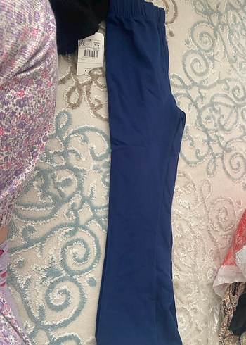 Düğmeli Çok Renkli Kız Taytı - Görsel 4