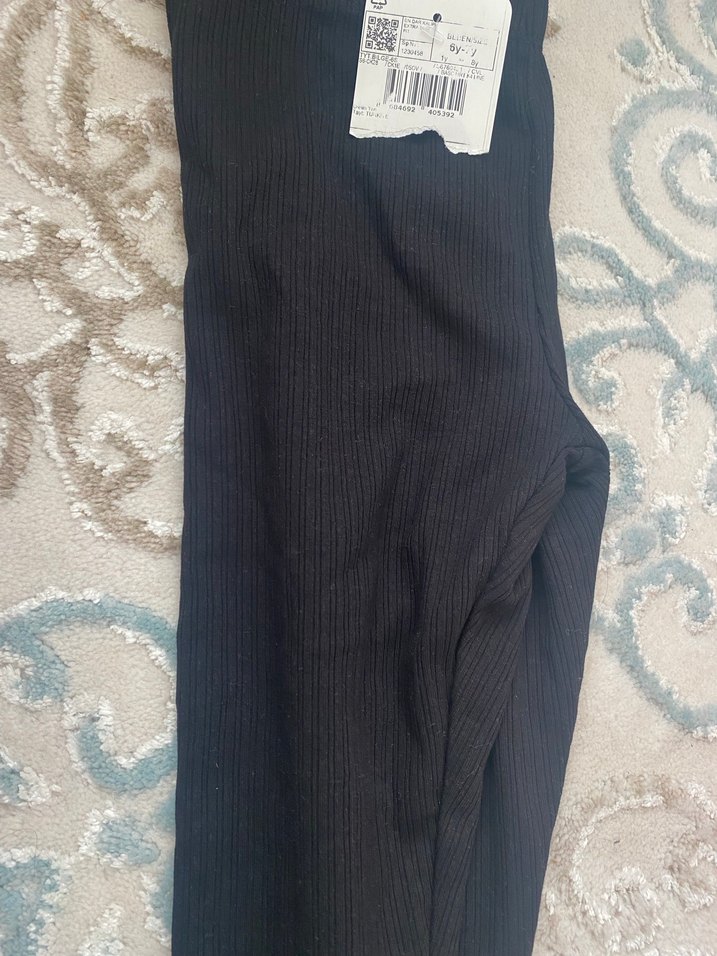 Düğmeli Çok Renkli Kız Taytı - Görsel 3