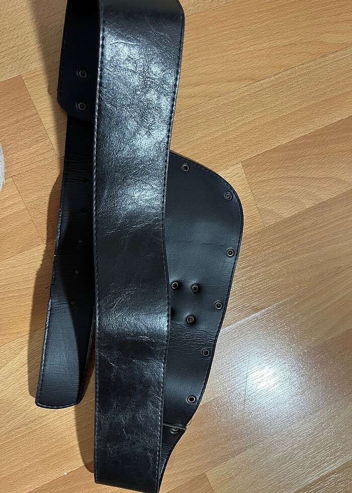 yılan figürlü deri kemer - Görsel 2