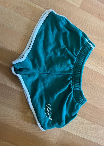 koyu yeşil Mini Spor Şort - Görsel 3
