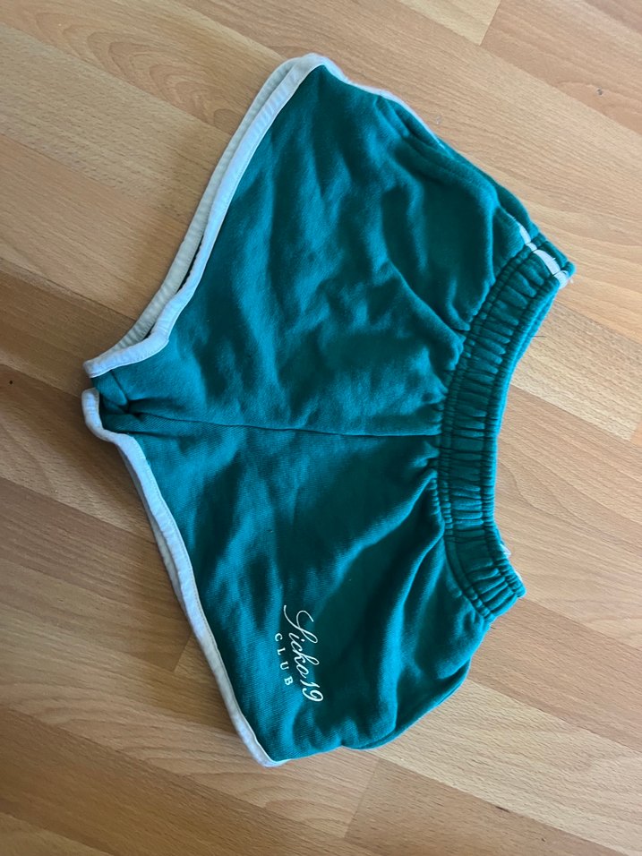 koyu yeşil Mini Spor Şort - Görsel 3