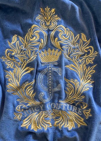 Mavi Kadın Fermuarlı kadife Sweatshirt juicy couture - Görsel 3