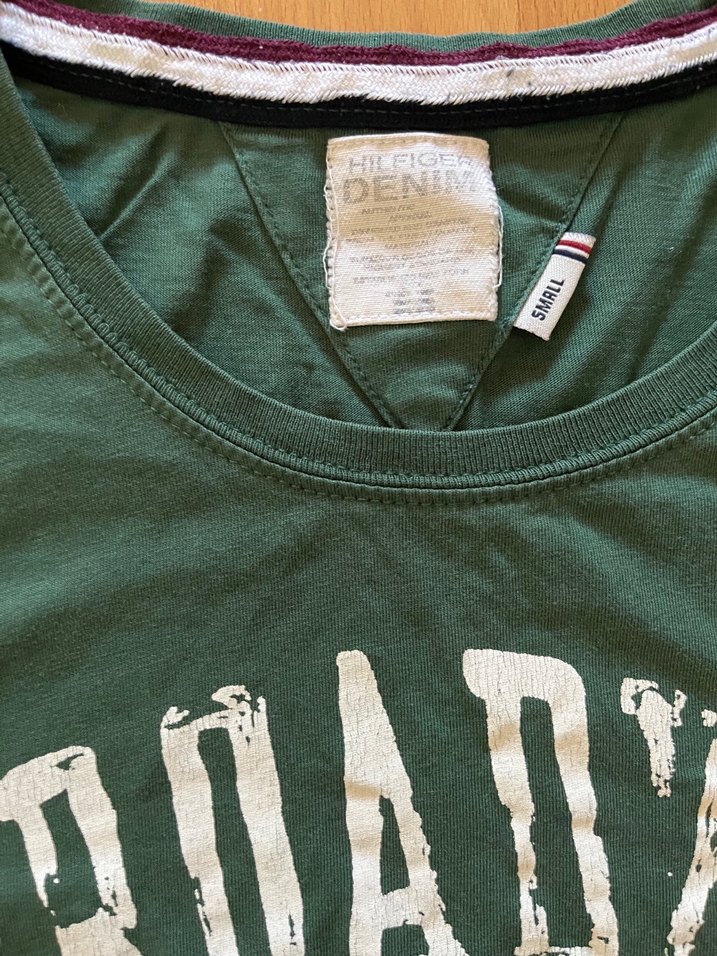 Erkek Yeşil Baskılı Kısa Kollu Tişört - Görsel 3