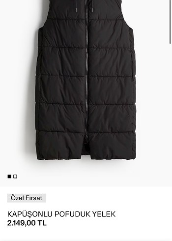 H&m Kapüşonlu Şişme Yelek - Görsel 3