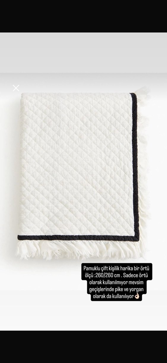 H&m home çift k. yatak örtüsü - Görsel 2