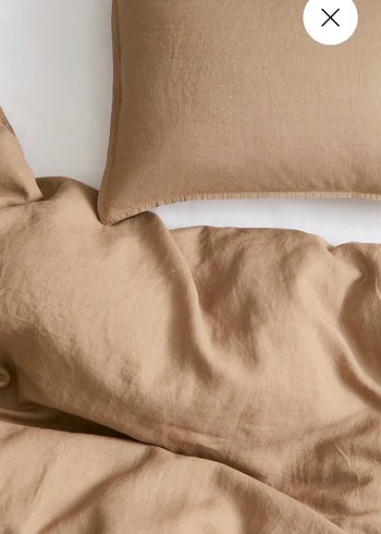 H&m home tek k. Keten nevresim takımı - Görsel 4