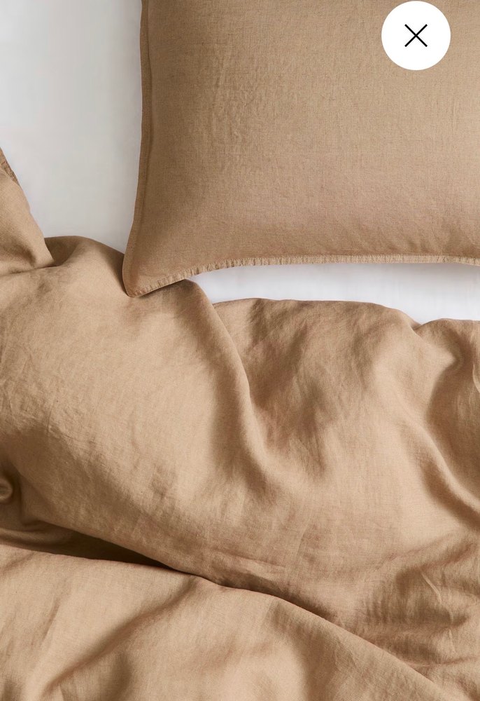 H&m home tek k. Keten nevresim takımı - Görsel 4