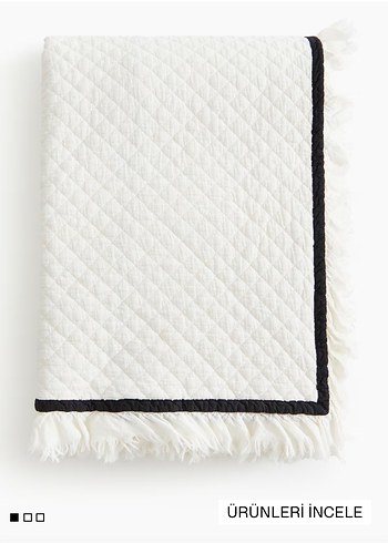 H&m home kapitone yatak örtüsü - Görsel 2