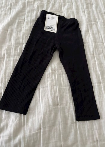 H&m Kız Çocuk Siyah Pliseli Tayt - Görsel 2