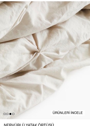 H&m home nervürlü Yatak Örtüsü - Görsel 5