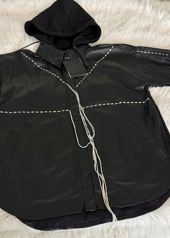 Twist deri ceket - Görsel 8