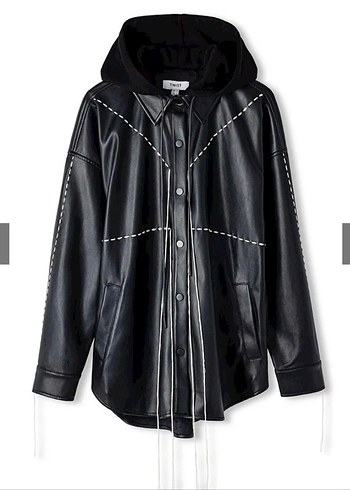 Twist deri ceket - Görsel 4