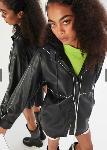 Twist deri ceket - Görsel 2